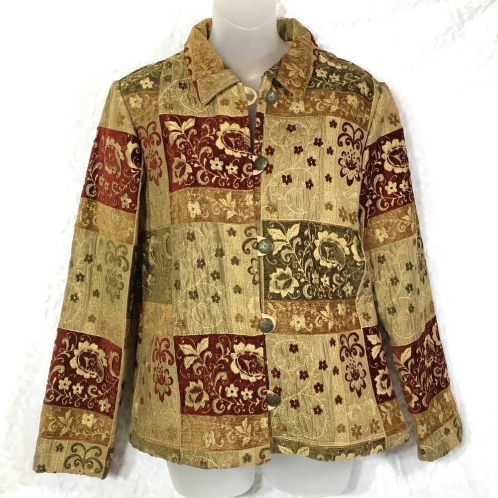 GOTCHA COVERED patchwork quilted embroidery coat